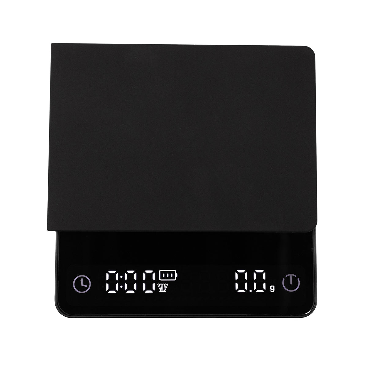Flair Espresso Scale on a white background with the included silicone pad.