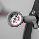 Pressure gauge on a coffee machine with 'Espresso Flair' branding.