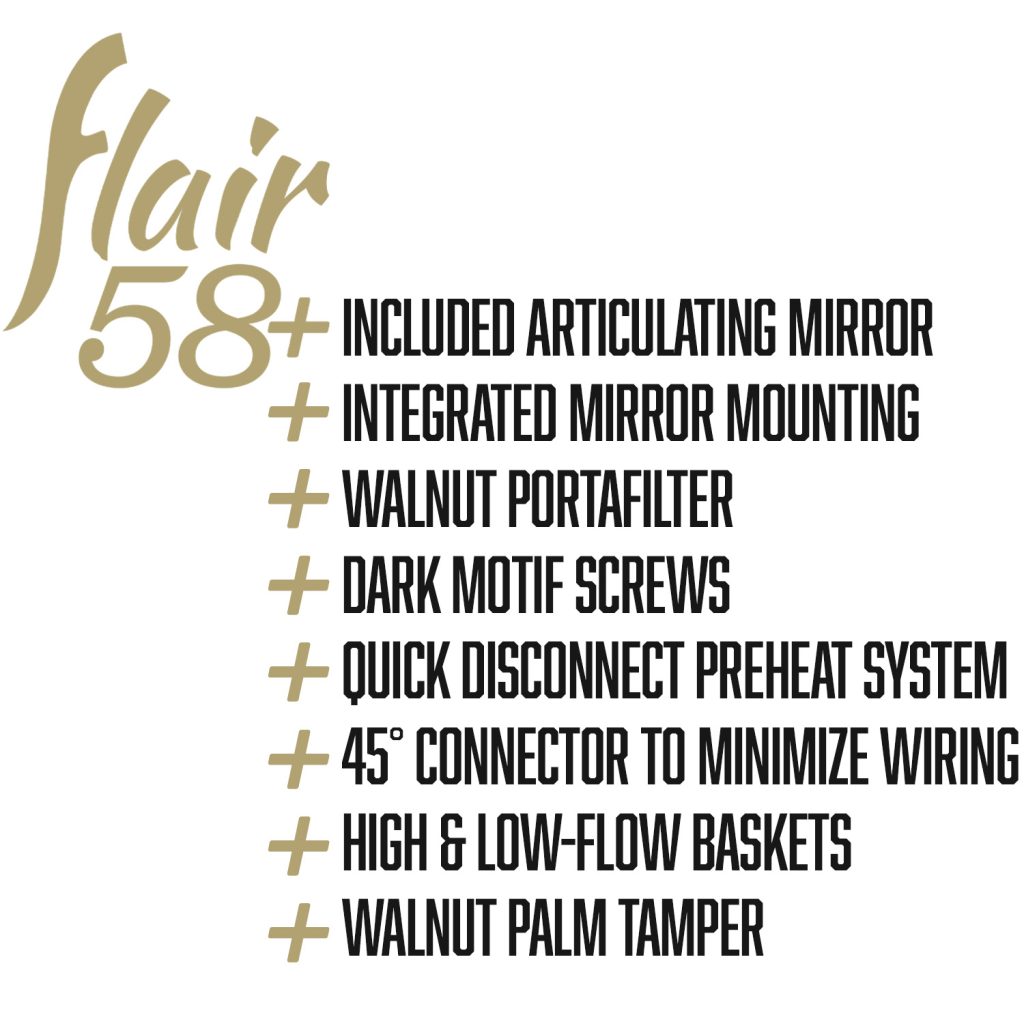 Flair 58+ features